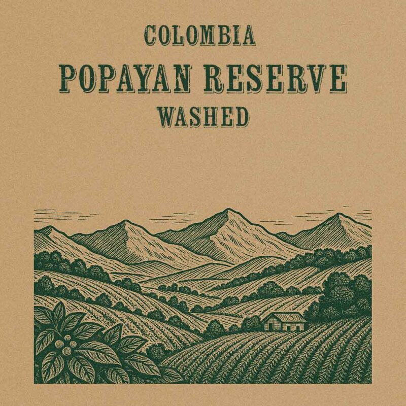 Colombia Popayan Reserve Washed Green Beans