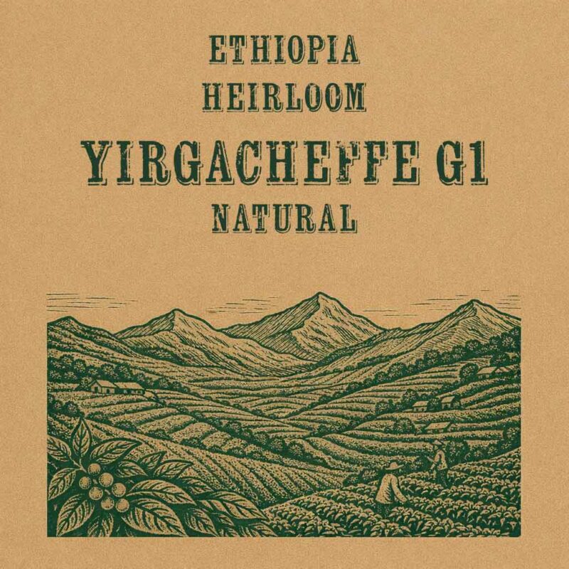 Ethiopia Yirgacheffe Natural G1 Green Coffee Beans